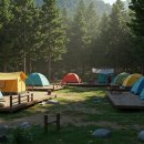 성주봉자연휴양림 야영장 이미지