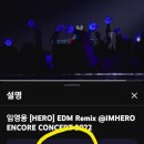 선두주자였던. 아리랑을 기가막히게 리믹스했던 EDM버젼 HERO영상 이미지