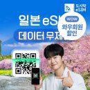 [eSIM] 일본이심 eSIM 5G속도 데이터 무제한 도쿄 오사카 후쿠오카 로컬망 e심 유심 이미지