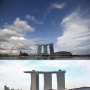[로이터 올해의 사진] 싱가포르, 마리나베이샌즈 호텔 수영장 이미지