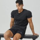 쿨론 | 블랙몬스터핏 쿨론 헬스복 실제 후기, 시원하지만 목 조임은 주의하세요