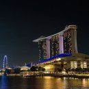 싱가폴 마리나베어센스 호텔의 하늘수영장 이미지