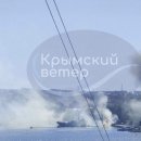 우크라이나 미사일이 크림 반도에 있는 러시아 해군 본부를 공격 이미지