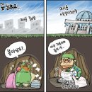 3월 7일 자, 일반신문과 조폭찌라시들의 만평비교! 이미지
