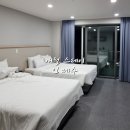 애월스테이인제주 | 제주공항 근처 가성비 숙소 애월 스테이 인 제주 스테이동 디럭스 트윈 부분 오션뷰