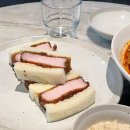 산도브레이크노동조합 | 한남동 브런치 추천 | 다츠 시그니처 카츠산도 &amp; 사천식 마파라구소스 에그누들 솔직 리뷰