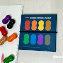구버 크레용 피넛. 손에 안묻는 돌아기 색연필 크레파스. 내돈내산