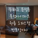 문정아이파크 오피스텔 | 비 오는 날 문정동 원룸 오피스텔 이삿짐(문정아이파크 반포장이사 후기)