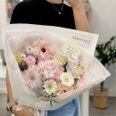 라로소아 | 천호동 굽은다리역 꽃집 라로소아의 핑크 풍성한꽃다발