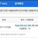 대전갑천중학교 | [22.11.27 토익성적발표] 임산부의 토익 935점 독학 후기