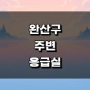 완산-24 | 전주 완산구 근처 주말 응급실 병원 24시 정보 큰 심야 위치
