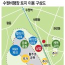 수원시, 공군비행장 이전 건의서 제출 /절반은 공원·도시기반시설 조성/나머지는 분양 신공항 재원 마련 이미지