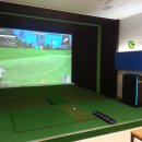 스윙 스크린 골프 이미지