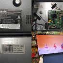 와이드뷰 WIDE VU WV400FHD-S02 LED TV 통합 메인보드 부분 수리 (화면이 흐리게 나오는 증상) 이미지