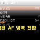 소니카메라 팁 - 등록된 AF 영역 전환 이미지