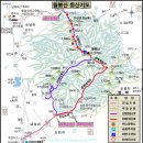월봉산 등산로 전경-①(진입도로+큰목재계곡+큰목재능선:월봉산주차장~큰목재~월봉산 구간, )월봉산 산행지도, 산행코스 포함) 이미지