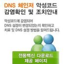 2012년 7월 9일 활성화되는 DNS체인저 악성코드 진단과 치료법 이미지