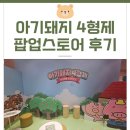 사형제 | 홍대 AK플라자 아기돼지사형제 팝업스토어 방문 후기