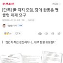 [단독] 尹 지지 모임, 당에 한동훈 팬클럽 제재 요구 이미지