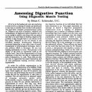 1994년 Assessing digestive fuction using diagnostic muscle testing by Brian C. Schroeder 이미지