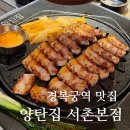 생고기굽는마을 | 경복궁역 고기집 양탄집 서촌본점, 숙성삼겹과 양념삼겹 맛집 후기