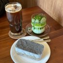 천안 불당동 카페 할매입맛 말차라떼 맛집 그리노크 후기