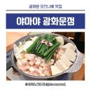 야마야 광화문 디타워점 모츠나베 하나코스 아이랑 방문 내돈내산 솔직후기