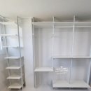일곡 제1근린공원 | 광주시스템행거 북구 일곡동 일곡금호타운 내력벽 있는 베란다까지 11자형 드레스룸