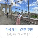 미국 유심 이심 eSIM 미국 캐나다 유심 뉴욕 브루클린 카페 맛집 브루클린 맥주 양조장