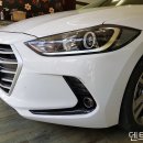 고양시 일산 차 도색 업체 - 아반떼 AD 문 휀다 범퍼 긁힘 찌그러짐 판금도색 외형복원 수리 이미지