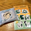 PEANUTS 스타벅스 콜라보 스누피마카롱 컵꾸미기 스티커 후기