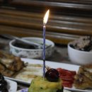 생일, 집에서 만든 고구마 케이크 이미지