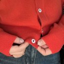 레드플라워(RED FLOWER) | 10.10 (수입) MG Flower Button Cashmere Cardigan / 플라워 버튼 캐시미어 가디건