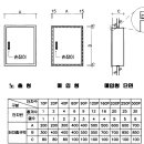 소방용 단자함 시공상세도 이미지