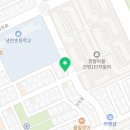 냉천초교 앞 보도 이미지