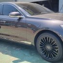 기아 더뉴k9 18인치---＞ 기아 더뉴k9 블랙 19인치 휠타이어 장착 이미지
