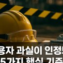 쉽게 정리한 산업재해 사용자 과실 기준 5가지 (사례 포함) 이미지