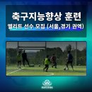 서울, 경기 권역 축구지능 향상 훈련 엘리트 선수 모집. 이미지