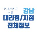 서울 강남 현대차 판매 매장 직영/대리점 총정리(2025), 위치·전화번호·지도까지!