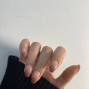 10분샵 부평시장점 | 부평시장네일샵 브라운그라데이션 가을분위기네일 힛츠네일