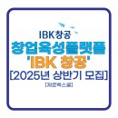 2025년 상반기 IBK창공(創工) 모집 공고 - 창업육성 플랫폼