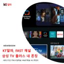 [뉴스룸] 테마 영화 채널을 무료로! KT<b>알파</b>, 삼성 <b>TV</b> 플러스에 FAST채널 론칭