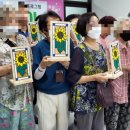 펄프아트 해바라기 키친타올걸이 네이버블로그