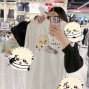 강남-090 | 스파오 먼작귀 반팔 티셔츠 판매 지점 랏코 여자 사이즈 추천 👕
