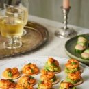 새우볼 비트 크림치즈 카나페 만들기 이미지