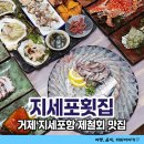 거제 지세포횟집 지세포항 제철회 맛집