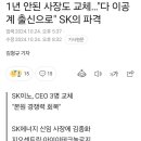 1년도 안된 사장도 교체..."다 이공계 출신으로' sk의 파격 이미지