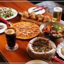 맥주를 구한 피자 이미지