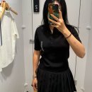 유니클로 폴로 스웨터 내돈내산 후기 사이즈 비교 여자반팔니트 코디