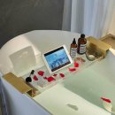 기쁨누리안경 | 욕실 인테리어 선반 후기 어수선했던 욕조가 카페처럼 변신한 이야기